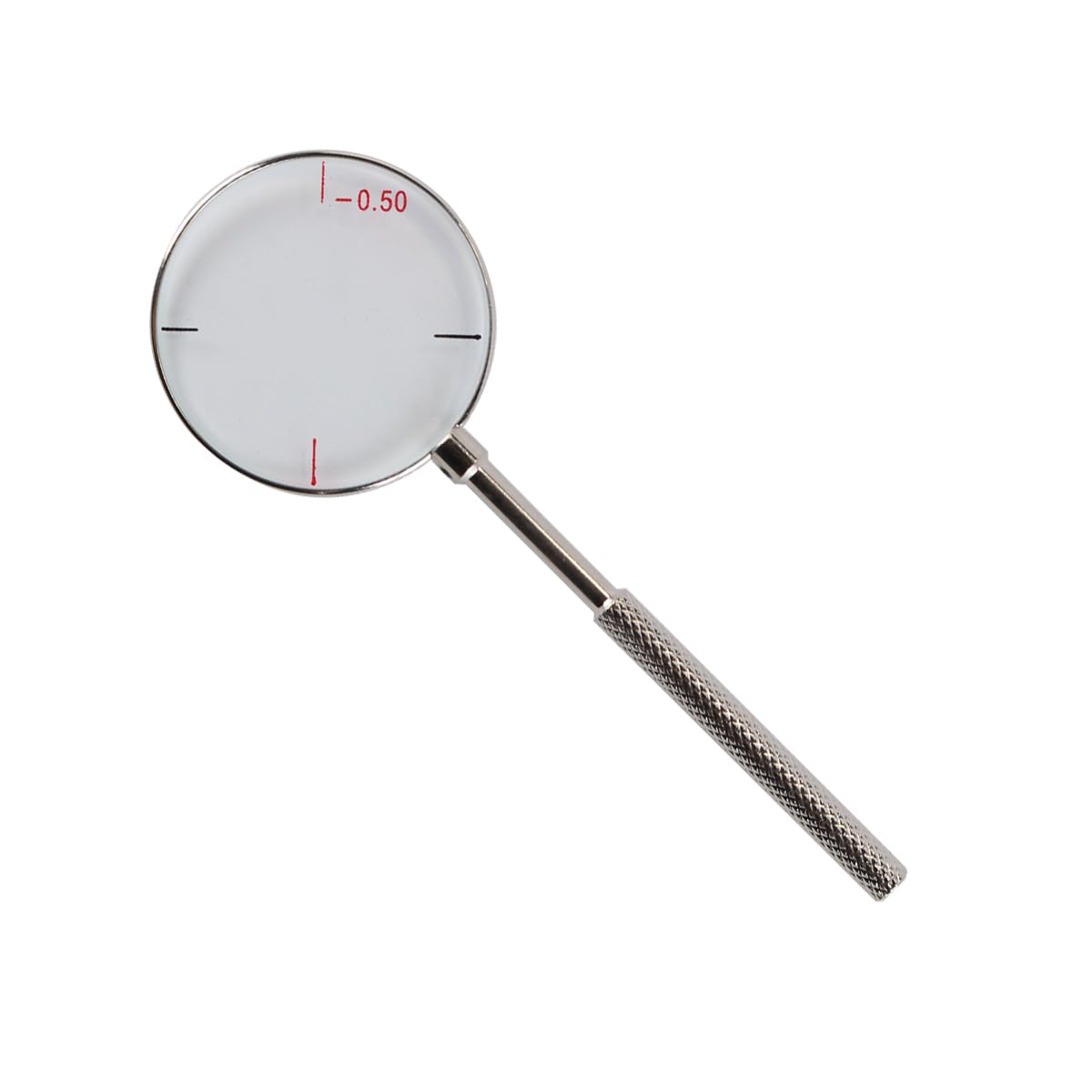 Gorise Juego de 2 Lentes ópticas cilíndricas Cruzadas Redondas, Kit de optometría dioptría 025 05, Cilindro Cruzado