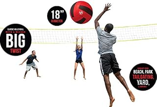 Wicked Big Sports Volleyball-Supersized Volleyball Outdoor Sport Tailgate Backyard Beach Game Fun