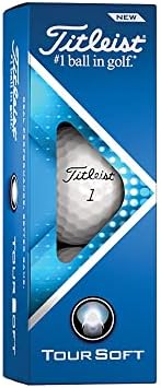 TITLEIST Tour Soft Golf Ball, White, One Size