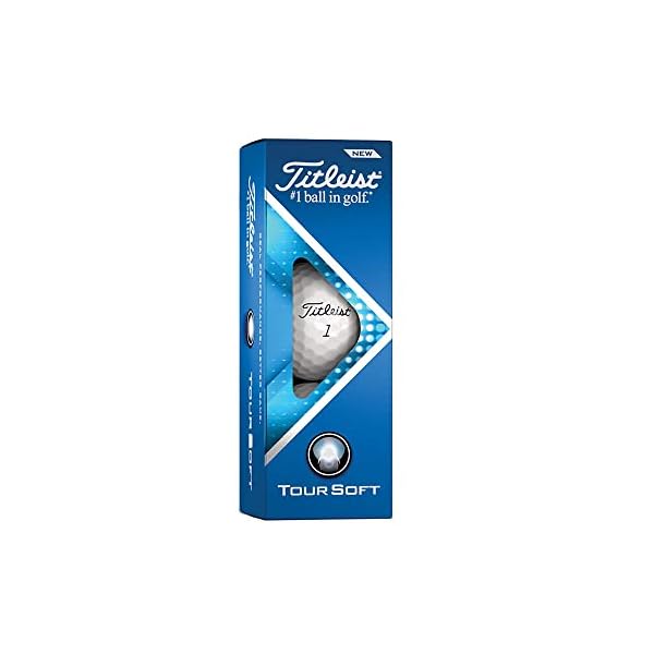 Titleist-Tour-Soft-Bolas-DE-Golf-Adultos-Unisex-Blanco-Talla-unica