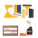 MotoShield Pro 9-Piece Window-Film Car Tint Application Kit, Clear Bra, PPF DIY Window-Tint...