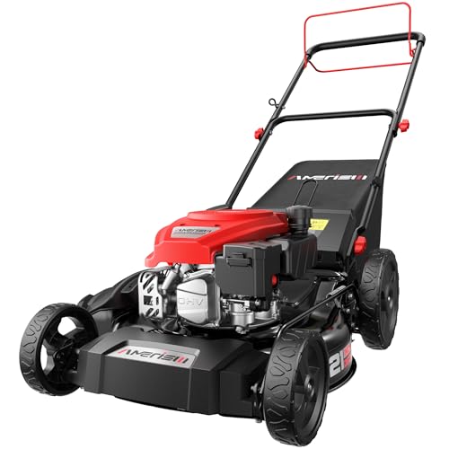 10 Best Lawn Mower Reviews: Top Picks for Effortless Yard Maintenance AMERISUN 21-Inch 3-in-1 Gas Lawn Mower, Self Propelled with 170cc 4-Stroke Engine, 6-Position Adjustable Cutting Height, Side Discharge, Mulching & Rear Bag, High-Wheel Push Mower for Yard & Garden