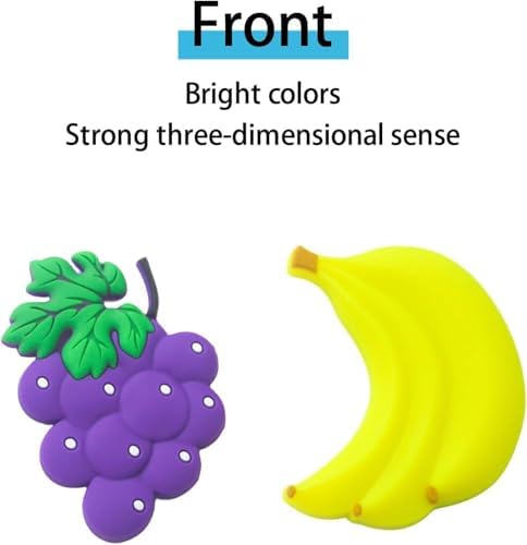 Xspring Buzdolabı Mıknatısları, 10 Adet Çocuklar İçin Buzdolabı Mıknatısı, Sevimli Meyve Karakterli Mıknatıslar, Mutfak Dekorasyon Aksesuarları, Ev ve Seyahat Hatırası Seti - Görsel 7