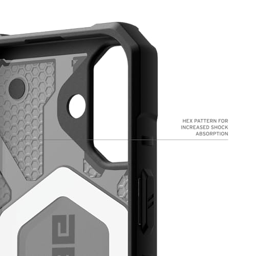 Image of Urban Armor Gear UAG Designed for iPhone 16 Plus Case 6.7 inch Pathfinder Clear - Compatible with Magnetic Charging Rugged Shockproof Anti-Slip Military Grade Protective Cover- Ash