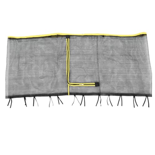 HONMEET Trampoline Replacement Safety Enclosure Net Breathable Nylon Mesh for Straight Poles Fit for Round Frame Trampolines Quick Setup Compatibility