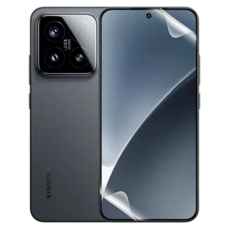 Casodon Matte Finish Screen Guard for Xiaomi 15, Self Healing Unbreakable HD Hydrogel Film Flexible with Easy Installation Kit – Transparent