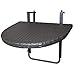 Produktbild Balkontisch Klapptisch Agra Balkon Gartentisch Möbel klappbar Coffee Rattanoptik