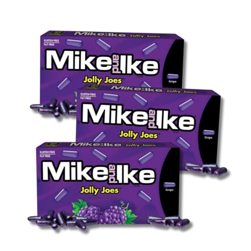 Mike & Ike Pack de 3 caramelos sabor uva 4.25 oz miniatura 1