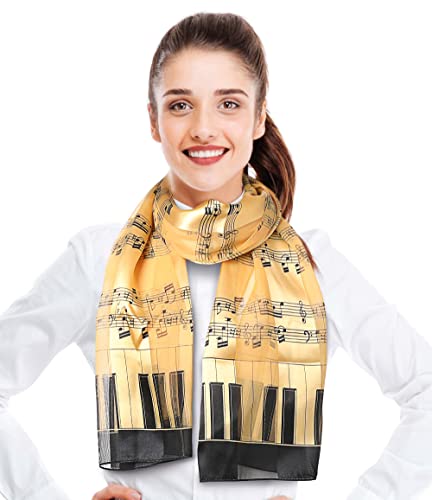 CBC Crown Women's Fashion Music Note Scarf (Various Patterns, Colors)