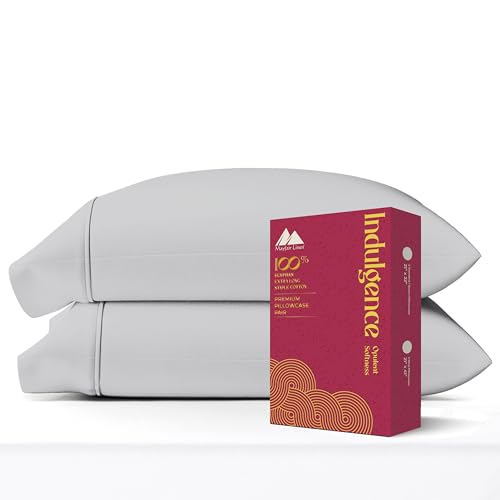 Mayfair Linen 100% Egyptian Cotton Pillow Cases Queen Size Set