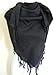 Plain Black Arab Shemagh Head Scarf Neck Wrap Arafat Keffiyah Desert Army Wear Value