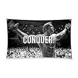 Conquer Flag for Arnold Schwarzenegger 3x5 Ft Polyester Banner Dorm Banner with Brass Grommets for...