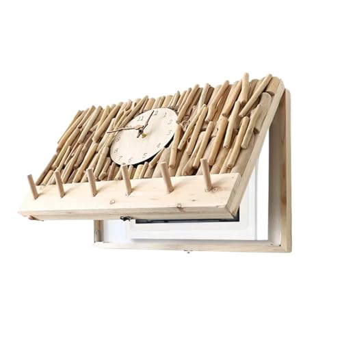 Couvercle de boîtier de compteur électrique en bois noble avec horloge de salon Horizon