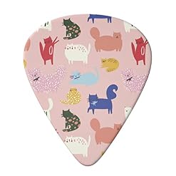 ASDTEHCY Lot de 6 médiators colorés en celluloïd, pour guitares acoustiques, électriques, basses ou ukulélé - Les Beatles, Paul McCartney, John Lennon, RIngo Starr, George Harrison ASDTEHCY Lot de 6 médiators colorés en celluloïd, pour guitares acoustiques, électriques, basses ou ukulélé – Image 3