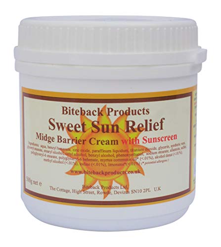 Biteback Products 'Sweet Sun Relief' barrera y crema de protección solar para caballos y perros 500g