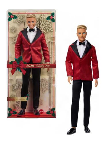 Barbie Signature 2026 Holiday Blonde Ken