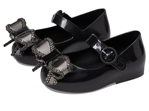 Image of mini melissa Girl's Sweet Love IV BB (Toddler /Little Kid) Black /Dark Grey 8 Toddler M