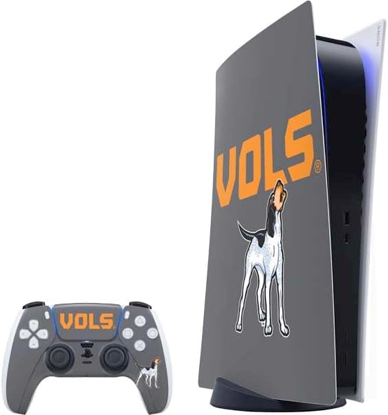 Skinit Decal Gaming Skin Compatible with PS5 Bundle - Officially Licensed University of Tennessee-Knoxville Vols Design
