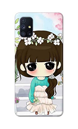 Image of PRINTFIDAA Cartoon Girl Printed Designer Hard Back Case Cover for Samsung Galaxy M51, SM-M515F / DSN -(RP) MVN1009