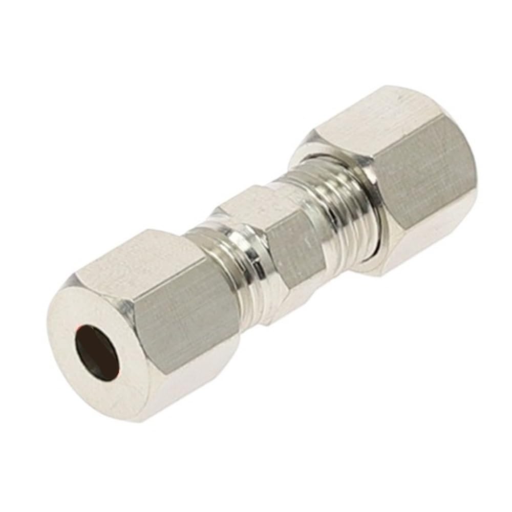 Coal2toalpw One Color Tube Seal Push-To-Connect Fitting - Twist Lock Plumbing Nut For 4-12Mm Tubes, Reliable Straight Connector(4Mmx4mm)