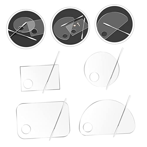 FRCOLOR Espátula De Liquidificador Para Base Bandeja De Servir Quadrada Raspador De Unhas 1 Conjunto
