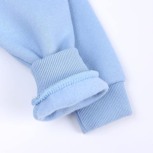 Image of MYGBCPJS Youth 2PCS Jogger Outfits Set Fleece Hooded + Sweatpants Boys Girls Athletic Sweatsuits Pullover Clothes