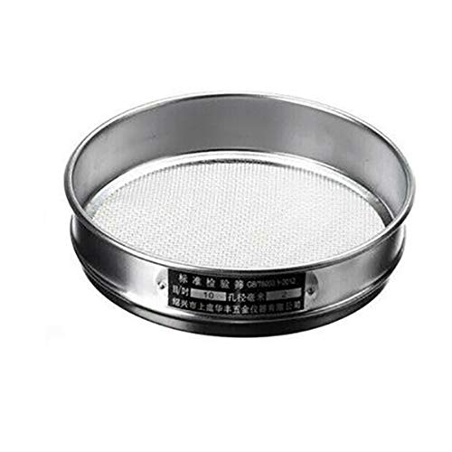 Almabner Kitchen Stainless Steel Sieve Mesh, Durable Soil Analysis Net, Laboratory Aperture Test Mesh for Gardening Planting
