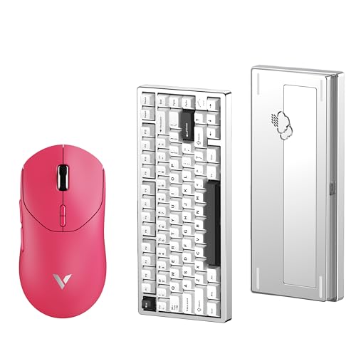 WOBKEY Rainy 75 ���J�j�J���L�[�{�[�h(Color (�V���o�[ �p���z��))�{RAPOO �Q�[�~���O�}�E�X(VT2 MAX Pink)