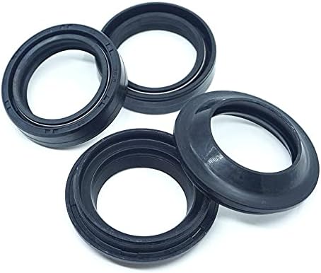 Front Fork Oil Dust Seals Kit Set for Kawasaki KE125 1982-1983 Yamaha TTR110E 2008-2018 TTR110 TTR 110 E TT-R110E (Color : Oil Dust Seals Set)
