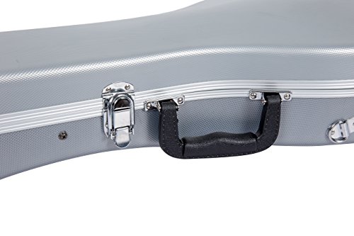 Image of Crossrock, ABS Molded Style Mandolin Hard Shell Case, Sliver (CRA861MASL)