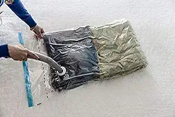 Combo 6 Saco à Vácuo Roupa Edredom Cobertor 70 x 100 cm Western