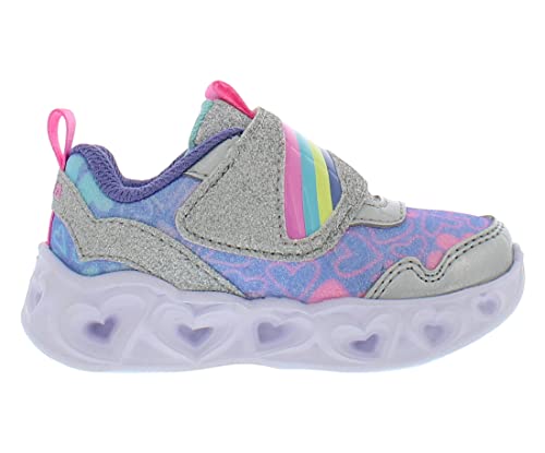Skechers Heart Lights Lovie Dovie Baby Girls Shoes3