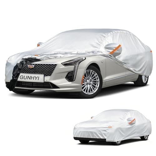 GUNHYI Car Cover Custom Fit Cadillac CT6 (2016-2025) Waterproof for Automobiles, Oxford Sun Rain Dust Snow Protection (Ships from US Warehouse, Delivery 3-8 Days)