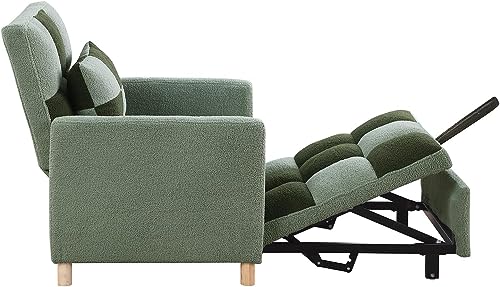 Sillón Convertible Plegable Verde miniatura 6