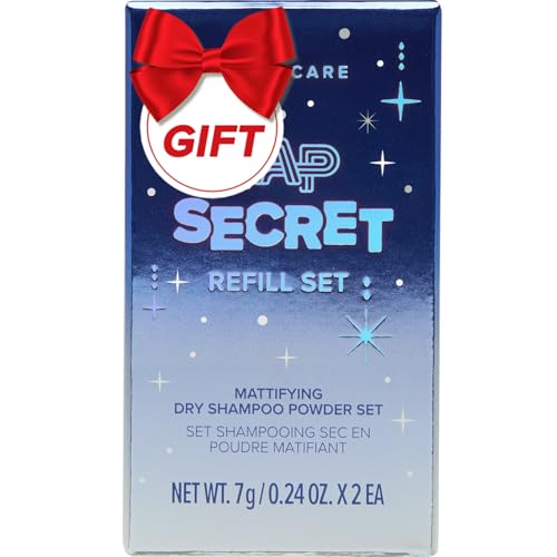 I DEW CARE Biotin Clarifying Dry Shampoo Limited Edition – Tap Secret Refill Set | With Black Ginseng, Non-aerosol, Formulated Without Benzene, Travel Size, Stocking Stuffers, Gift Set, 0.24 oz. x 2EA