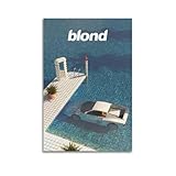 WQMP Frank Ocean Blond - Lienzo decorativo para pared, diseño de música rubia, cuadros para decoración de sala de estar, dormitorio, 20 x 30 cm
