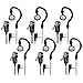 Midland AVPH4 Ear-Clip Headsets GMRS Radios (6-Pack)