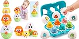 MOONTOY Egg Toys for Toddlers 1-3 Matching Game