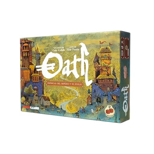 2Tomatoes Games | Oath: Crónica del Imperio y el Exilio | Juego de Mesa Competitivo | Escribe la Historia de una Tierra Antigua | Español, Inglés, Francés | 1-6 Jugadores | Temática: Fantasía | Ya disponible en tu tienda friki favorita! En mundofriki.es!