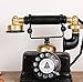 Large Creative Retro Decorative Phone Model, Vintage Rotary Telephone Wall Decor Statue, Artist Figurine for Cafe Bar Window Desk (7.48x6.3x3.94)