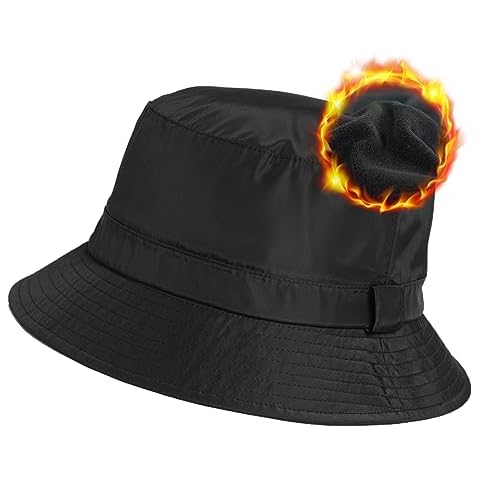 TOP-EX Waterproof Fleece Lined Bucket Hat Cover