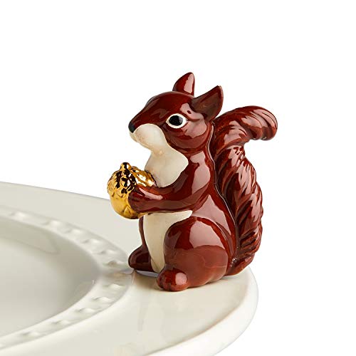 Nora Fleming Mr. Squirrel (Squirrel) A215 - Hand-Painted Ceramic Unique Décor - Summer Minis for The Home and Office