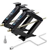 Kohree 9500lbs RV Stabilizer Jacks for RV Travel Trailer Camper, Set of 2, Heavy Duty Scissor Jac...