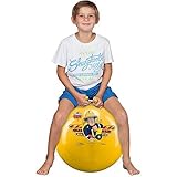 ¡Ideal para pasarlo bien divirtiéndote! Una pelota de salto que hará que tu hijo rebote de placer ... Este divertido juego es un regalo ideal Para ellos, el canguro salta ¡También ejerce la sensación de equilibrio! Diámetro 45/50 cm