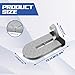 Kutyun Car Step Hook, Car Roof Rack Step, Car Door Step for Car Roof Access, Foldable Car Doorstep Door Latch Hook Pedal with Glass Breaker Safety Hammer Universal for Most Cars, SUV, Truck (Silver)