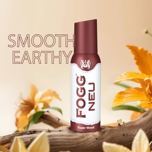 Image of Fogg Neu Super Wood|No Gas| Long Lasting Perfume Deodorant Spray for Men -120 ML