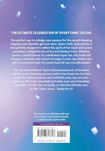 The Taylor Swift Activity Book: The SUNDAY TIMES BESTSELLING activity book full of quizzes, puzzles and trivia on the global superstar of the Eras tour - Image 2