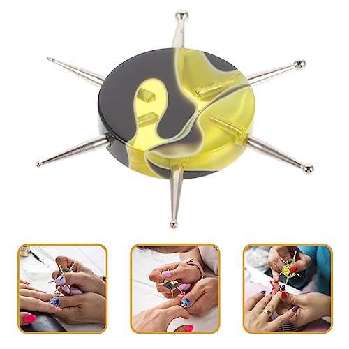 EXCEART Caneta pontilhada de 5 vias, kit de manicure com ponta de pontilhada, caneta para gravação e