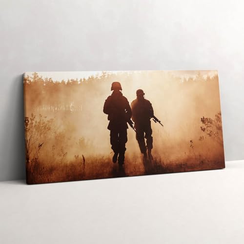 Marines des États-Unis tableau décoration murale moderne toile 120x60cm