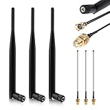 Ya en mundofriki.es: Juego de 3 Antenas Lora 5dBi con Cable IPEX a SMA, Antena de Alta Ganancia 868MHz para Meshtastic, Compatible con Placas de Desarrollo ESP32 OLED Lora V3, HTCC-AB02S, LoRa32u4 II